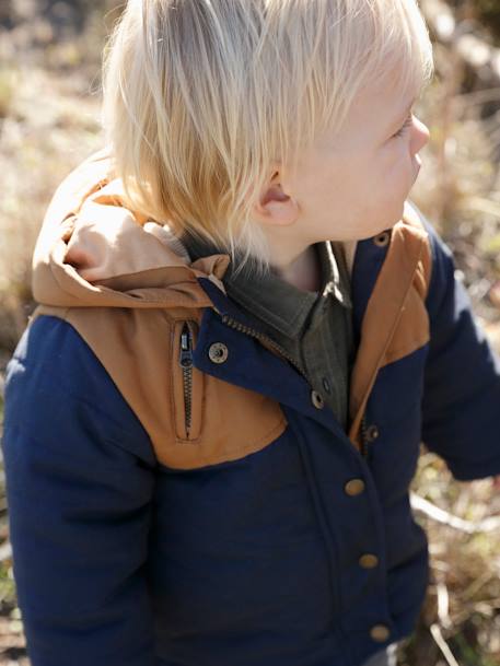 Ecorresponsables-Bebé-Parka 3 en 1 para bebé niño con chaqueta de punto desmontable