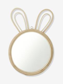 Materias sostenibles-Espejo de ratán Conejo