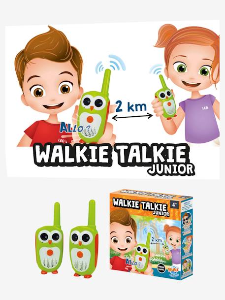 Walkie Talkie Junior BUKI verde 