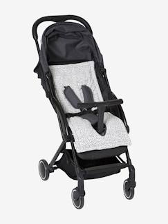 Ecorresponsables-Puericultura-Sillas de paseo-Protección reversible de dos tejidos para asiento de silla de paseo