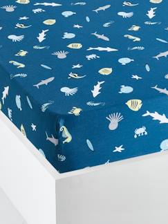 Líneas de Mobiliario-Textil Hogar y Decoración-Ropa de cama niños-Sábana bajera infantil Fondo Marino