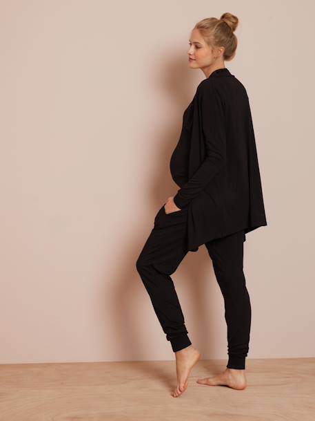 Conjunto de 3 prendas evolutivo homewear de embarazo Negro 