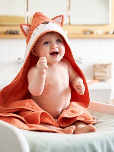 Baby Fox-Bebé-Capa de baño Zorro