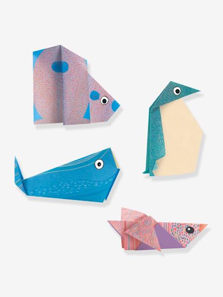 Origami fácil - Los Animales Polares DJECO azul 