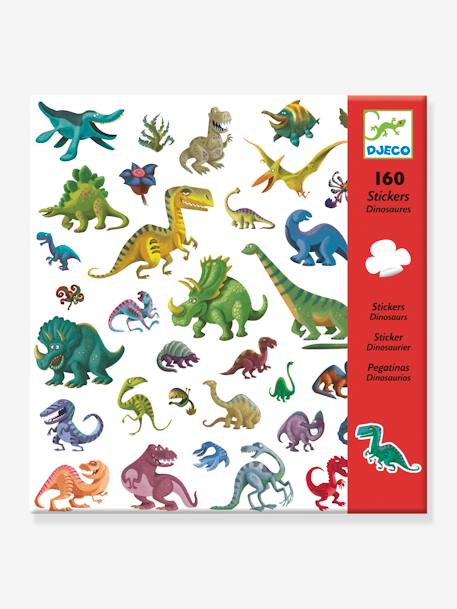 160 adhesivos Dinosaurios DJECO verde 