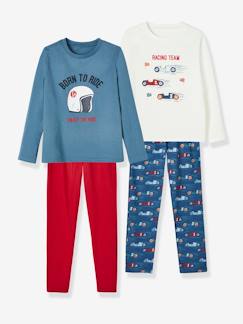 Niño-Pijamas -Lote de 2 pijamas de punto para niño Racing Team