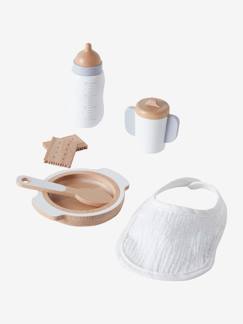 Ideas Regalo Cumpleaños-Conjunto de accesorios de comida para muñecas de madera FSC®