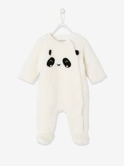 Preparar la llegada del Bebé - Prematuro-Pelele "panda" de pelo sintético para bebé niño