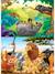 Lote de 2 puzzles de madera de 50 piezas Disney® Animal Friends El Rey León + El Libro de la Selva EDUCA multicolor 