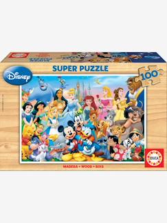 Puzzle de madera 100 piezas El maravilloso mundo de Disney® EDUCA