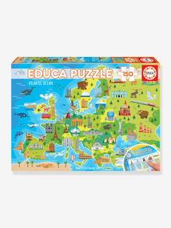 Juguetes-Juegos educativos-Puzzle 150 piezas Mapa de Europa EDUCA