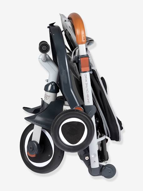 Silla de paseo y triciclo plegable evolutivo Robin Trike SMOBY gris 