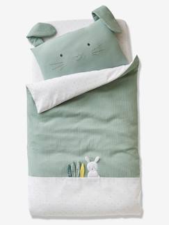 Conejo Verde-Textil Hogar y Decoración-Funda nórdica para bebé Conejo Verde