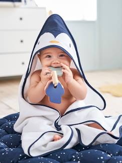 Bebé-Capas, albornoces de baño-Conjunto de capa de baño + manopla Pingouin