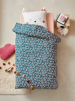 Textil Hogar y Decoración-Conjunto de funda nórdica + funda de almohada infantil Chat Waou