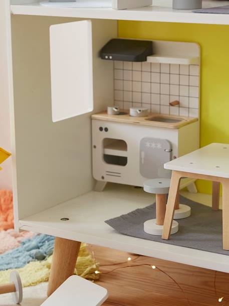 Mobiliario de cocina para muñeca modelo blanco 