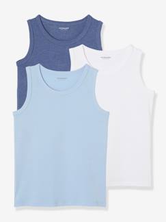 OEKO-TEX®-Pack de 3 camisetas de tirantes para niño