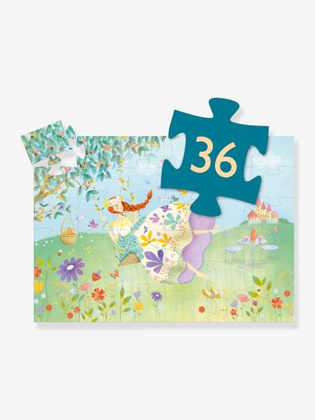 Puzzle La Princesa de primavera 36 piezas DJECO azul 