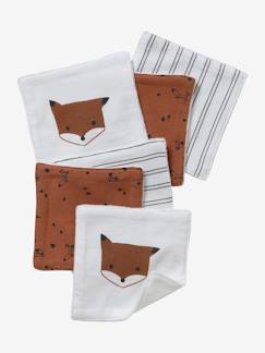 Puericultura- Cuidado del bebé-Pack de 6 toallitas lavables