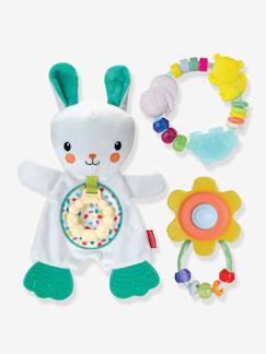 Juguetes- Primera edad-Doudous, peluches y juguetes de tejido-Estuche de estimulación Conejito - INFANTINO