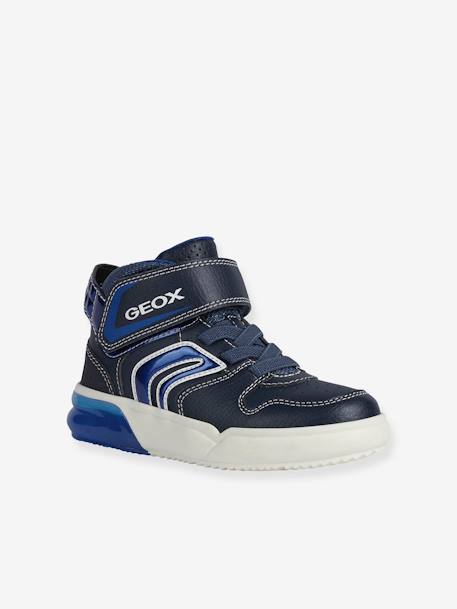 Zapatillas MID J Grayjay Boy A GEOX® azul liso con motivos - Geox