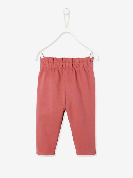Pantalón de felpa con cintura elástica, para bebé AZUL OSCURO LISO+coral+MARRON MEDIO LISO+VERDE OSCURO LISO 