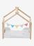 Cama cabaña para muñecas de madera FSC® multicolor 