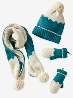 Tamano relativo Artesano Converger Bufanda, guantes y gorro para niñas - Snood, guantes y otros accesorios para  las chicas - vertbaudet
