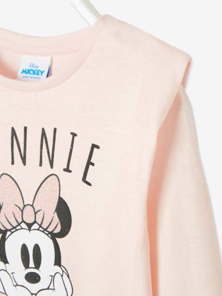 Camiseta de manga larga Disney® Minnie ROSA CLARO LISO CON MOTIVOS 