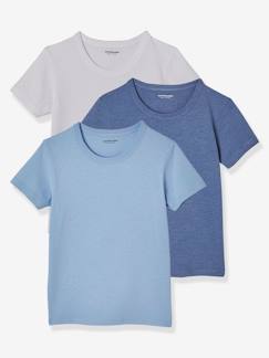 Lotes y packs-Niño-Ropa interior-Camisetas de interior-Pack de 3 camisetas para niño de manga corta