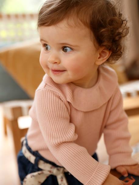 OEKO-TEX®-Bebé-Sudaderas, jerséis y chaquetas de punto-Jerséis-Jersey con gorguera, para bebé