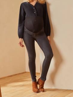 Pantalones prendas punto-Ropa Premamá-Treggings de embarazo sin costuras, efecto vaquero