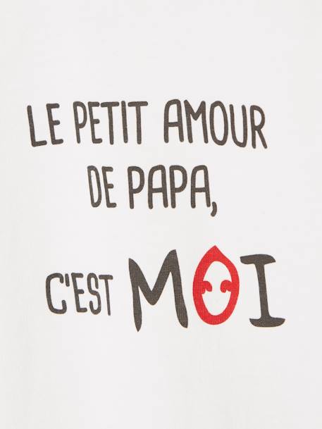 Camiseta de manga larga con mensaje para bebé AZUL CLARO LISO CON MOTIVOS+BLANCO CLARO LISO CON MOTIVOS 