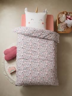 Textil Hogar y Decoración-Ropa de cama niños-Conjunto de funda nórdica + funda de almohada infantil País de los Unicornios