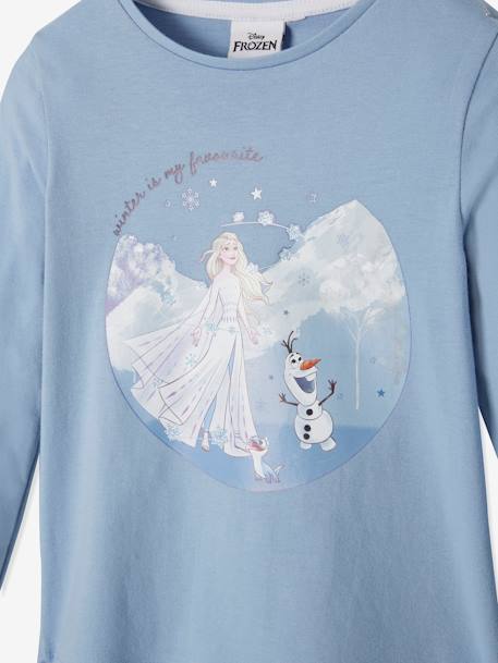 Camiseta de manga larga Disney® Frozen AZUL MEDIO LISO CON MOTIVOS 