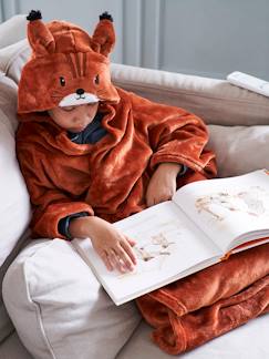 Textil Hogar y Decoración-Ropa de cama niños-Mantas, edredones-Manta con mangas y capucha, Animal