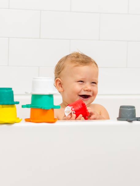 Estuche de baño con 3 juguetes - INFANTINO multicolor 