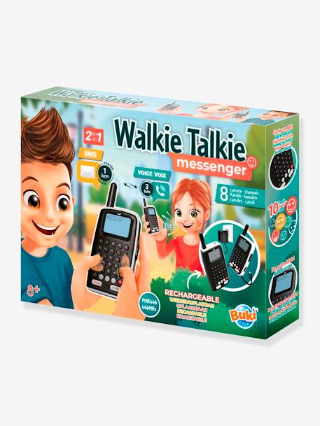 Walkie Talkie Messenger - BUKI GRIS OSCURO LISO CON MOTIVOS 