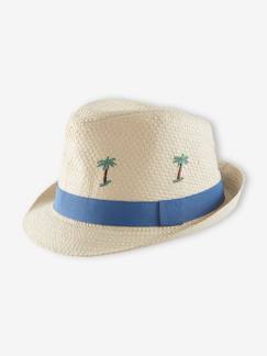 Niño-Accesorios-Sombreros, gorras-Sombrero Panamá estilo paja Palmeras, para niño