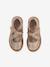 Zapatos tipo babies con cierre autoadherente, especial autonomía ROSA MEDIO METALIZADO 