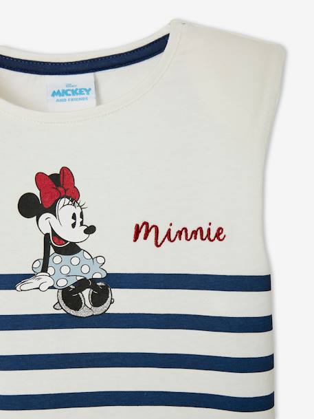 Camiseta de manga corta Disney® Minnie BEIGE CLARO A RAYAS 