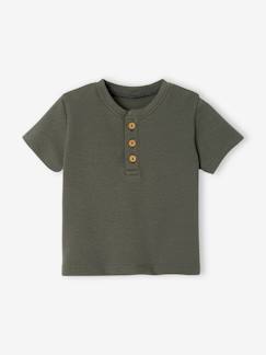 -Camiseta tunecina nido de abeja, para bebé
