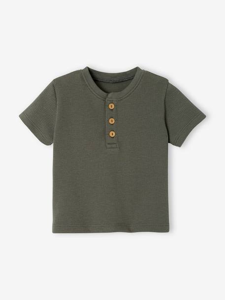 Bebé-Camisetas-Camisetas-Camiseta tunecina nido de abeja, para bebé