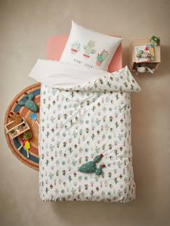 Textil Hogar y Decoración-Conjunto de funda nórdica + funda de almohada infantil Cactus