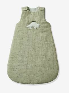 Textil Hogar y Decoración-Ropa de cuna-Saquito sin mangas de gasa de algodón Dinosaurios