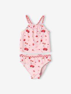 Niña-Bañadores-Biquini-Bikini estampado de frutas, para niña