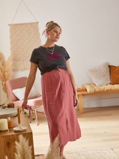 premama Marrón - Faldas para mujeres embarazadas -