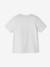 Camiseta de manga corta y motivo animal de algodón orgánico, para niño BLANCO CLARO LISO CON MOTIVOS 