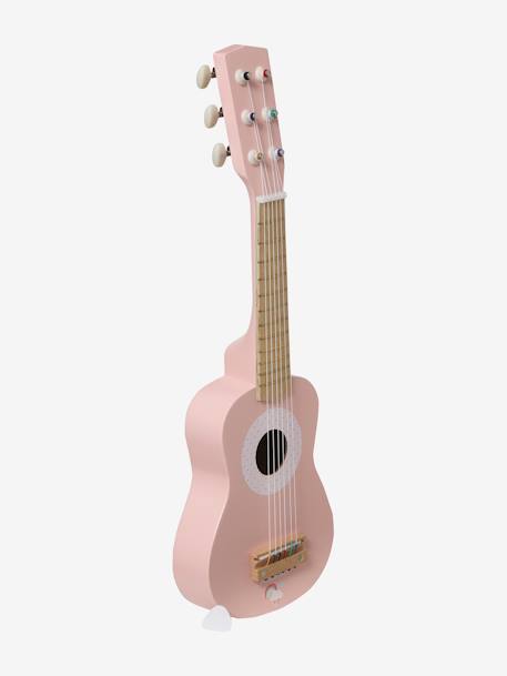 Guitarra de madera FSC® ROSA MEDIO LISO CON MOTIVOS 