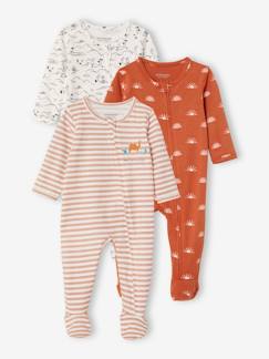 -Pack de 3 pijamas de algodón bebé Oeko Tex®